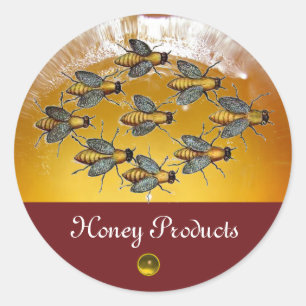 HOOGTE/BEEKEEPER RONDE STICKER