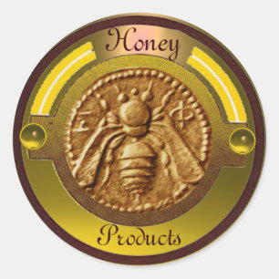 HOOGTE/BEEKEEPER RONDE STICKER