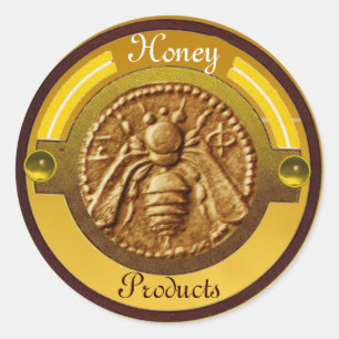 HOOGTE/BEEKEEPER RONDE STICKER