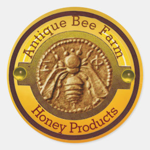 HOOGTE/BEEKEEPER RONDE STICKER