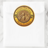 HOOGTE/BEEKEEPER RONDE STICKER (Tas)