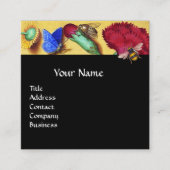 HOOGTE, BOTERFLY, SPRINGSTROOM VIERKANTE VISITEKAARTJE (Voorkant)