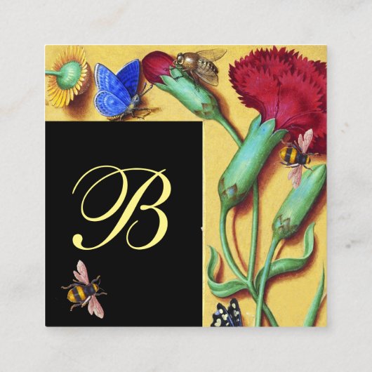 HOOGTE, BOTERFLY, SPRINGSTROOM VIERKANTE VISITEKAARTJE (Achterkant)