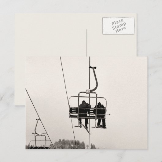 Hoogte boven de grond briefkaart (Voorkant / Achterkant)