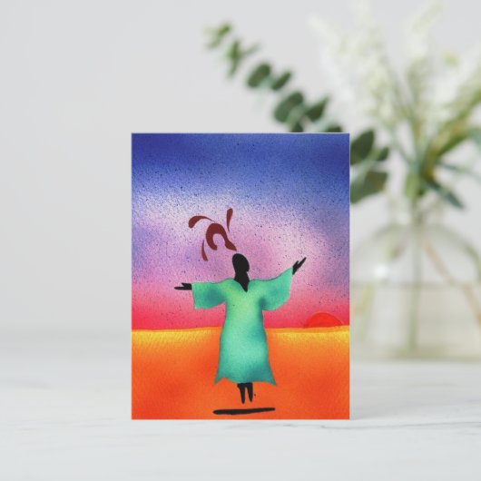 Hoogte Briefkaart (Staand voorkant)