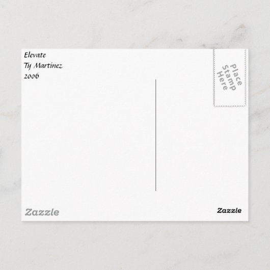 Hoogte Briefkaart (Achterkant)