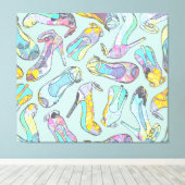 Hoogte Canvas Afdruk (Insitu (Houten vloer))