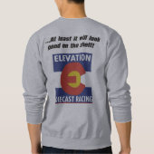 Hoogte Diecast Racing - Lange mouw 02 Trui (Achterkant)