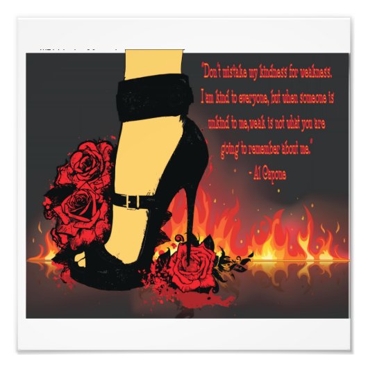 Hoogte en Al Capone Foto Afdruk (Voorkant)