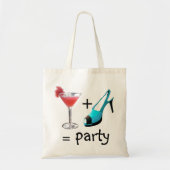 Hoogte en cocktails tote bag (Voorkant)