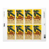 HOOGTE EN PIJNKANK, BEEKEEPER RODE WAXZEE ETIKET (Full Sheet)