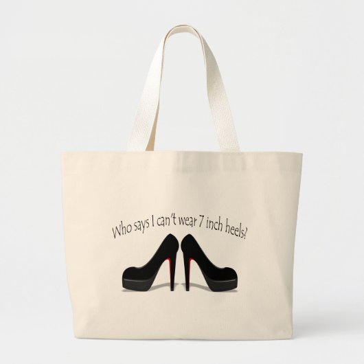Hoogte Grote Tote Bag (Voorkant)