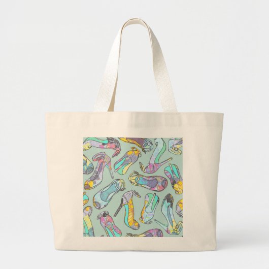 Hoogte Grote Tote Bag (Voorkant)