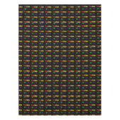 Hoogte hem (regenboogkleuren) tafelkleed (Voorkant)