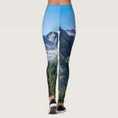 Hoogte in de bergen Alpine Scene Leggings (Achterkant)