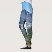 Hoogte in de bergen Alpine Scene Leggings (Links)