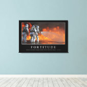 Hoogte: Inspirerend prijsopgave Canvas Afdruk (Insitu (Houten vloer))