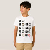 Hoogte Kind T T-shirt (Voorkant volledig)