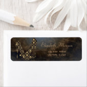 Hoogte, lederen blik etiket (Insitu)