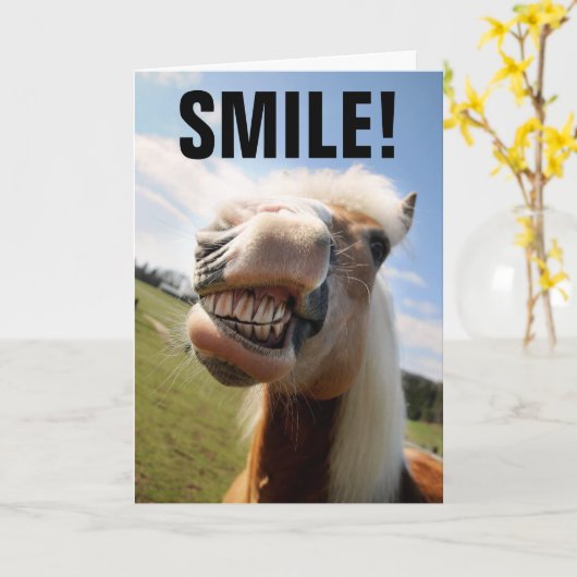 HOOGTE LOVER FUNNY BIRTHDAY WENSKAARTEN KAART (Gele Bloem)