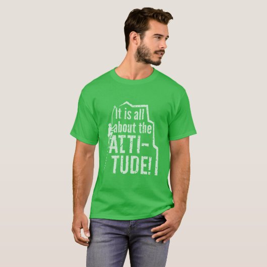 Hoogte- of hoogtegroommigging t-shirt (Voorkant volledig)