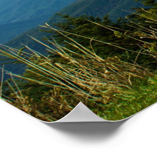 Hoogte op Mount Mitchell Poster (Hoek)