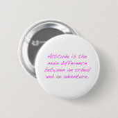 Hoogte - ordetijd of avontuur ronde button 5,7 cm (Voorkant /achterkant)