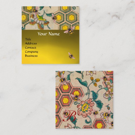 HOOGTE, RUNDEREN, SPRINGSTROMEN VIERKANTE VISITEKAARTJE (Voorkant / Achterkant)