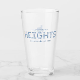 Hoogte Tegel, Blauwe Tegel, Houston Heights Glas
