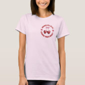 Hoogte van de kersen - Schattige roze esthetisch T T-shirt (Voorkant)