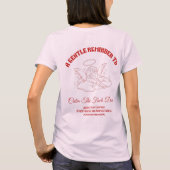 Hoogte van de kersen - Schattige roze esthetisch T T-shirt (Achterkant)