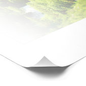 Hoogte van de mensheid Geloofsgedicht Glanzend Pos Perfect Poster (Hoek)