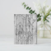 Hoogte van de toren van de kathedraal van Laon Briefkaart (Staand voorkant)