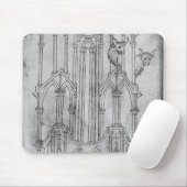 Hoogte van de toren van de kathedraal van Laon Muismat (Met muis)