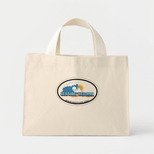 Hoogte van de zeug. mini tote bag (Voorkant)