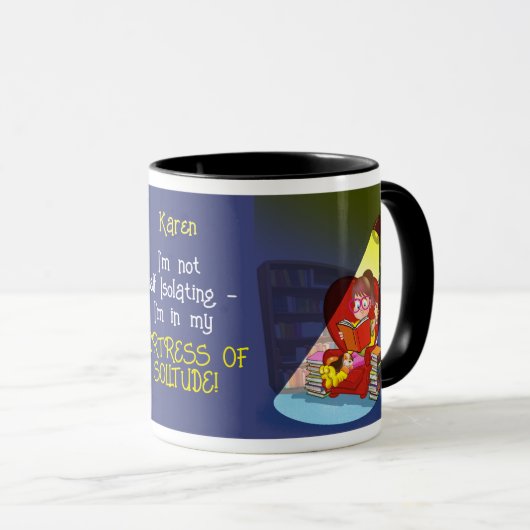 Hoogte van eenzaamheid mok (Voorkant rechts)