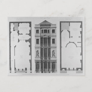 Hoogte van het British Coffee House Briefkaart