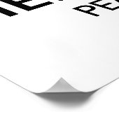 Hoogte van het poster van het district Abraham Pea (Hoek)