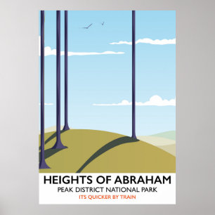 Hoogte van het poster van het district Abraham Pea