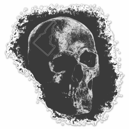 HOOGTE VAN IDAHO STICKER (Voorkant)