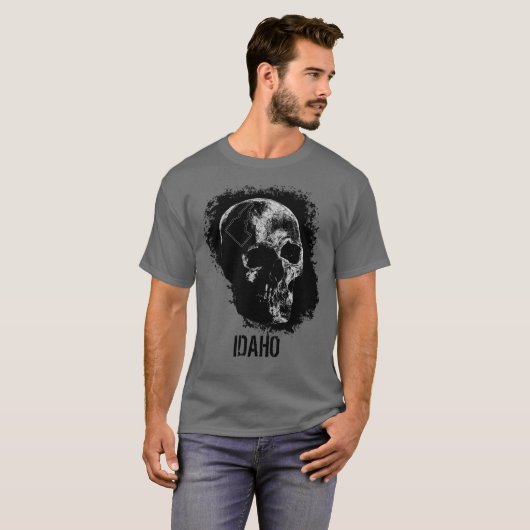 HOOGTE VAN IDAHO T-SHIRT (Voorkant volledig)