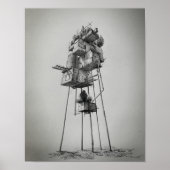 Hoogte van onzekere toekomst poster (Voorkant)