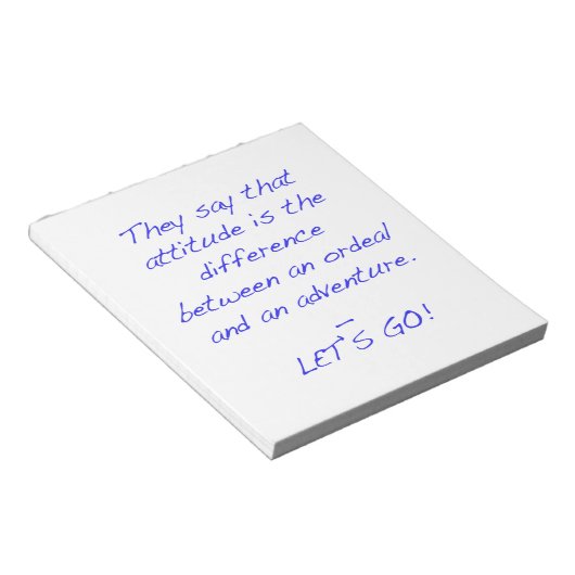 Hoogte - verschil tussen de orde en het avontuur notitieblok (Schuin)