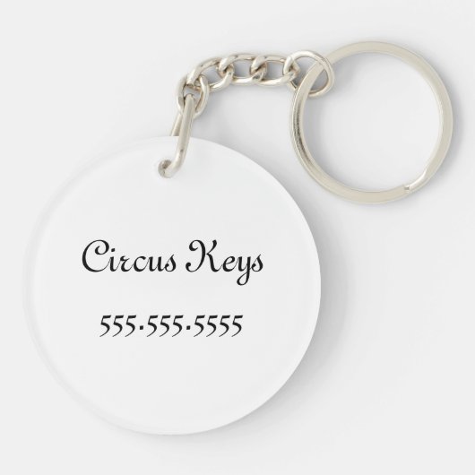 Hoogte vliegen sleutelhanger (Achterkant)