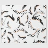 Hoogte witte en zwarte hoogten cadeaupapier (Vlak)