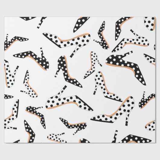 Hoogte witte en zwarte hoogten cadeaupapier (Vlak)