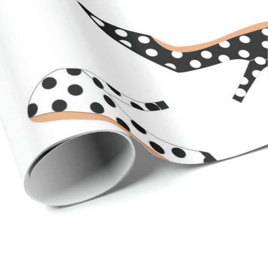 Hoogte witte en zwarte hoogten cadeaupapier (Rol Hoek)