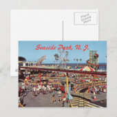 Hoogte zeewater, NJ Briefkaart (Voorkant / Achterkant)