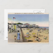 Hoogte zeewater, NJ Briefkaart (Voorkant / Achterkant)