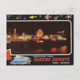 Hoogte zeewater, NJ Briefkaart